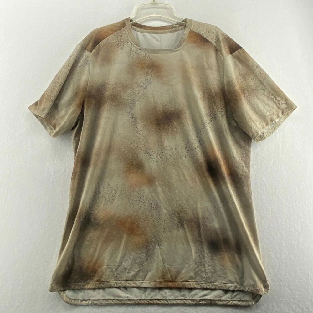Lululemon Super Lightweight Athletic Shirt Brown Color Mens Size XL
